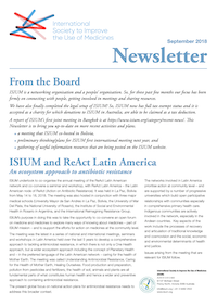 Front cover of Newsletter #1